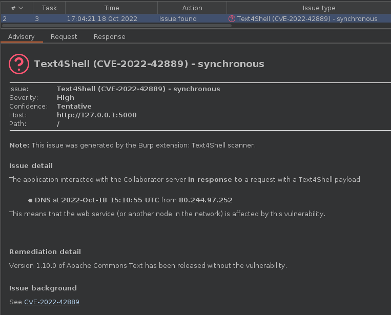 Our new scanner for Text4Shell